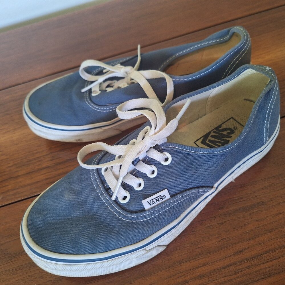Blue Vans, size 7 womens